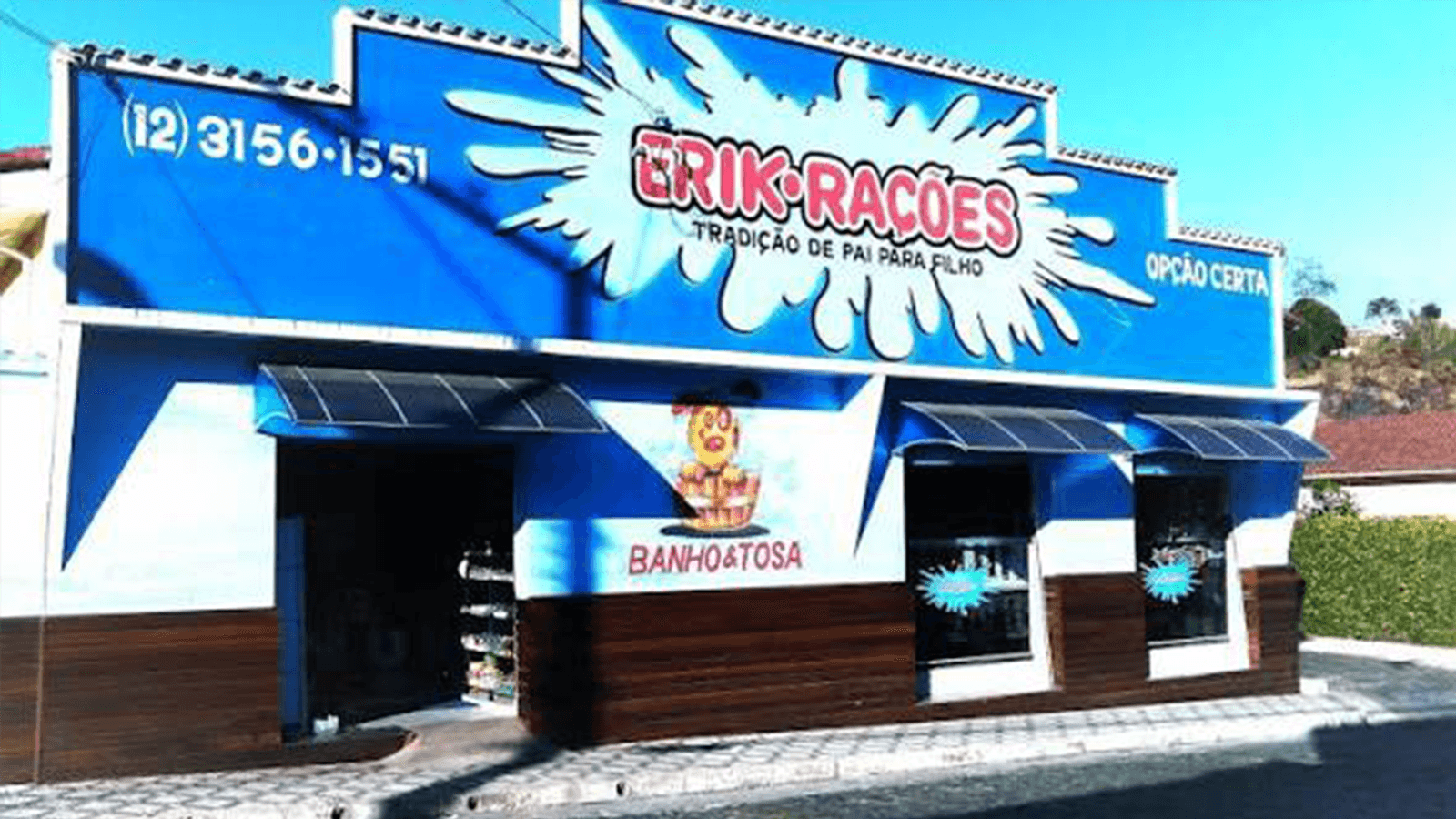 Fachada da Erik Rações